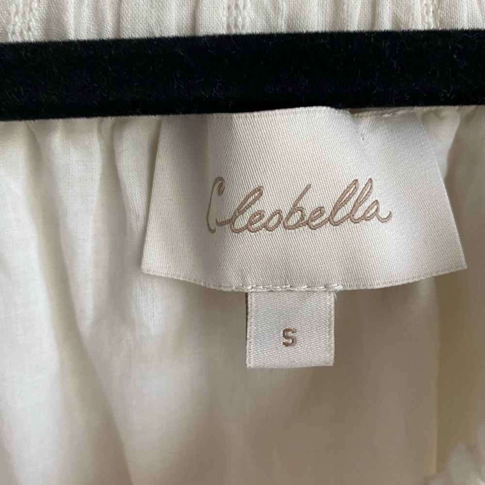 Cleobella White Off-Shoulder Mini Dress - Picture 3 of 13
